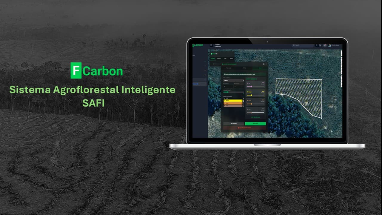 SAFI - Como a FCarbon utiliza modelagem bioeconômica e IA para escalar a produção regenerativa e o sequestro de carbono na Amazônia.